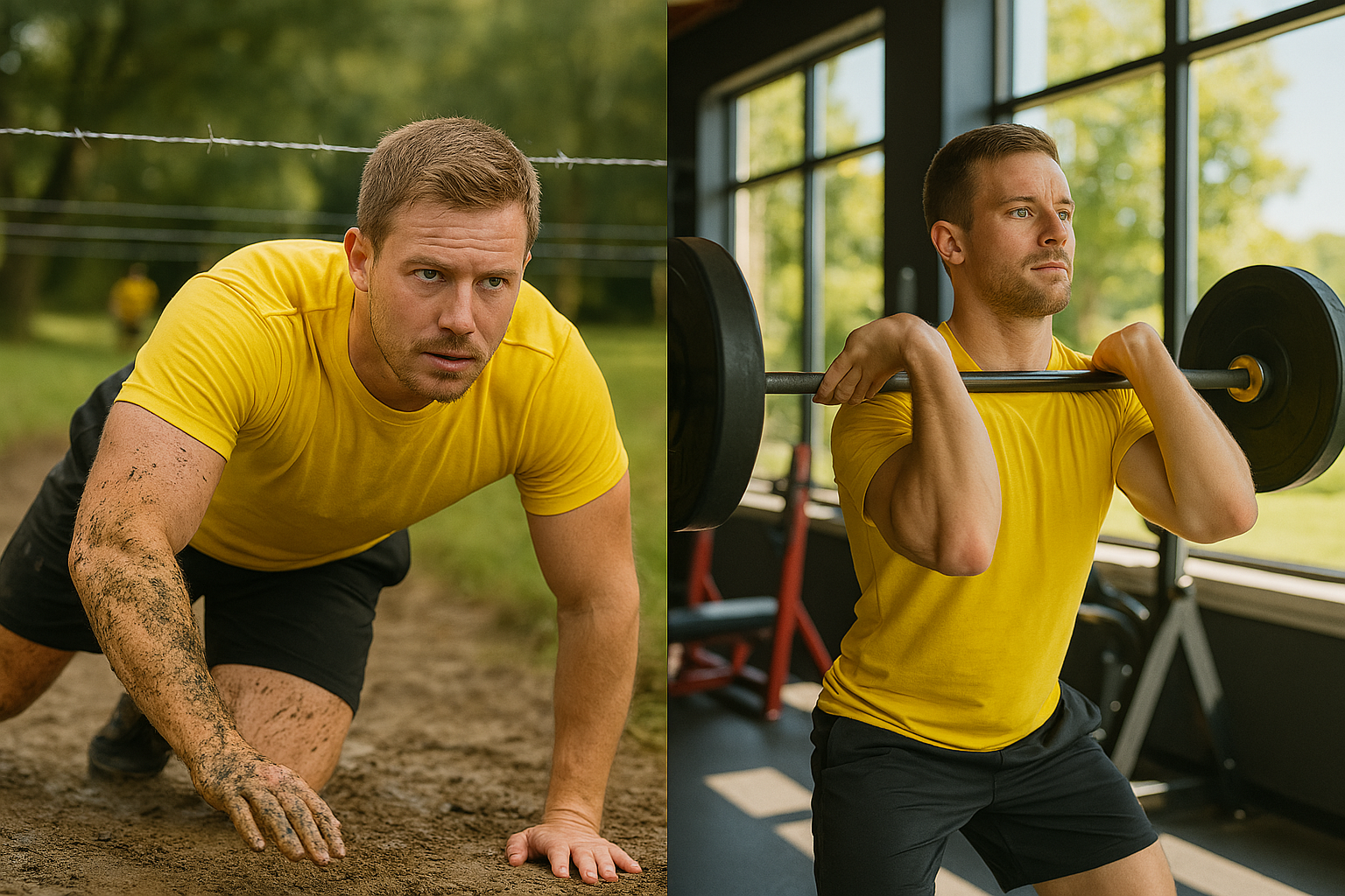 een hybride atleet traint zowel kracht als duursport op hoog niveau