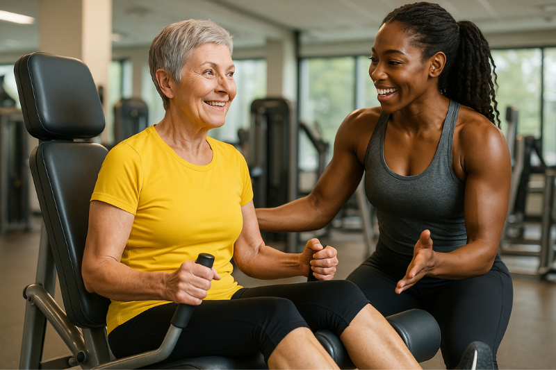 krachttraining voor vrouwen met professionele begeleiding en juiste techniek door personal trainers