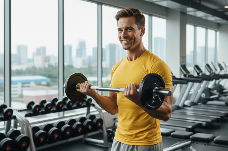 fitness trainer die virtuele lessen en virtuele workouts aanbieden via de mobiele fitness wereld